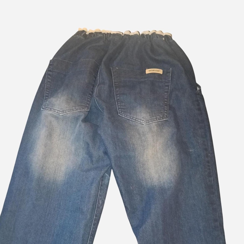 Blue jean elastic waist